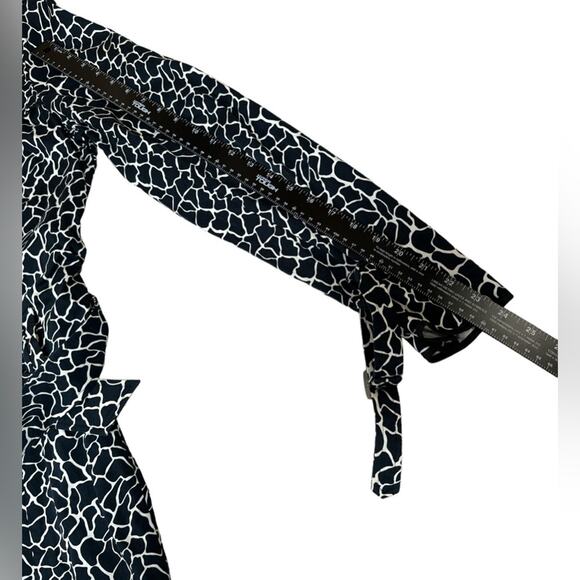 Vertigo Paris Trench Coat Women’s Giraffe Print Double Breasted Stretch Size L - Picture 4 of 9